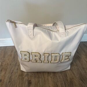 Bride White Tote Bag